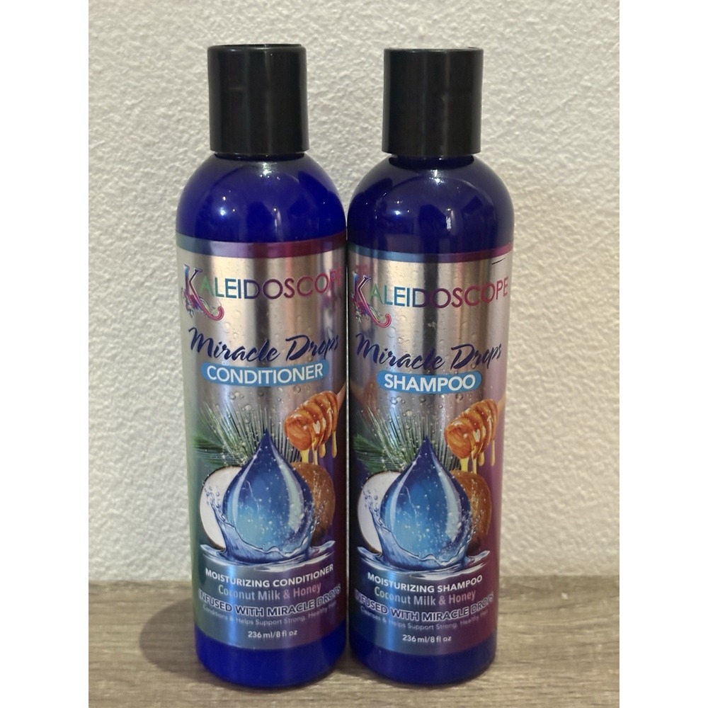 Kaleidoscope Miracle Drops Shampoo, Conditioner